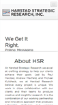 Mobile Screenshot of harstadresearch.com