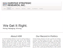 Tablet Screenshot of harstadresearch.com